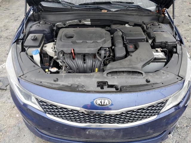 5XXGU4L33GG084257 - 2016 KIA OPTIMA EX BLUE photo 11