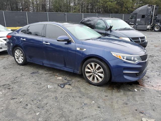 5XXGU4L33GG084257 - 2016 KIA OPTIMA EX BLUE photo 4