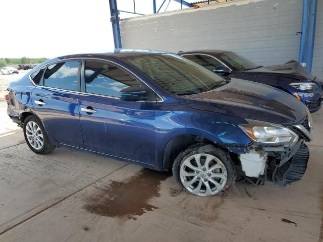 3N1AB7AP9KL611009 - 2019 NISSAN SENTRA S 蓝色 照片 4