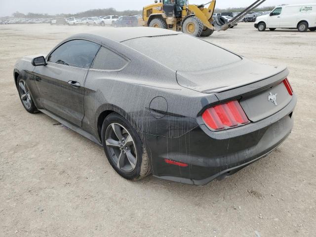 1FA6P8AM3G5241902 - 2016 FORD MUSTANG BLACK photo 2