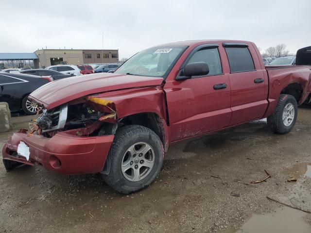 1D7HW48P97S241411 - 2007 DODGE DAKOTA QUAD SLT RED photo 1