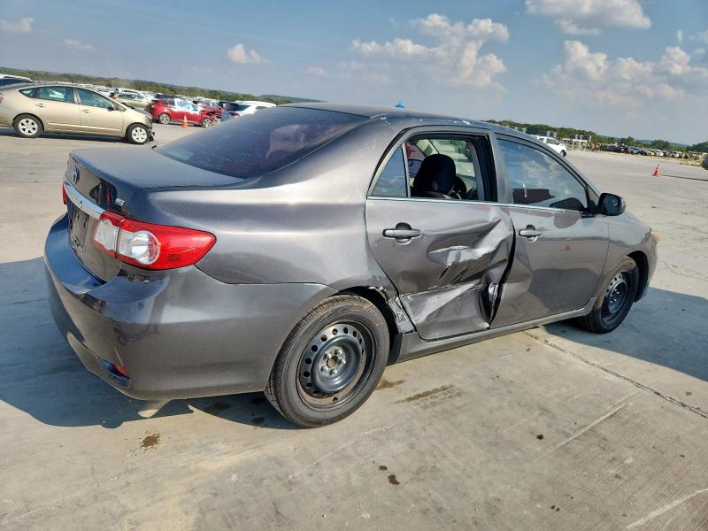 5YFBU4EE0DP189625 - 2013 TOYOTA COROLLA BASE Сұр фото 3