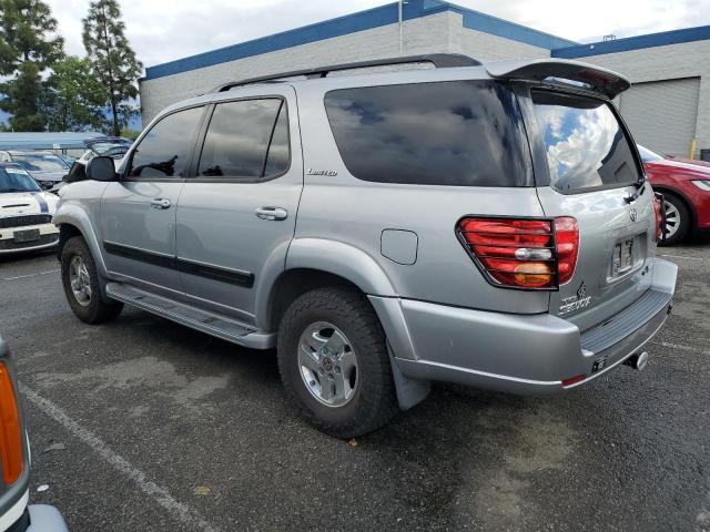 5TDBT48A32S120010 - 2002 TOYOTA SEQUOIA LIMITED SILVER photo 2