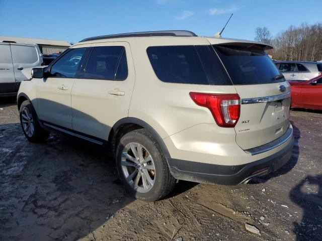 1FM5K8D86JGC22626 - 2018 FORD EXPLORER XLT TAN photo 2