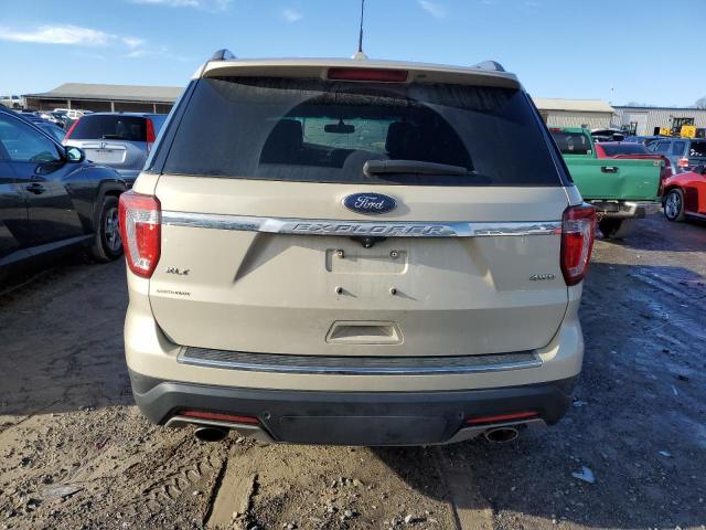 1FM5K8D86JGC22626 - 2018 FORD EXPLORER XLT TAN photo 6