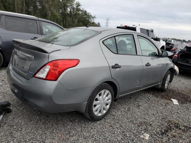 3N1CN7AP2EL863107 - 2014 NISSAN VERSA S GRAY photo 3