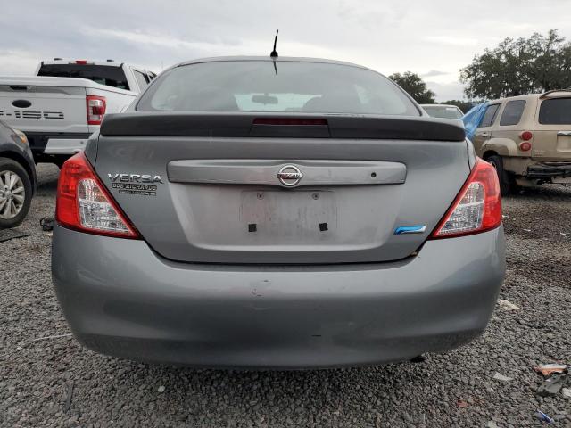 3N1CN7AP2EL863107 - 2014 NISSAN VERSA S GRAY photo 6