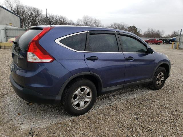 2HKRM4H30EH672121 - 2014 HONDA CR-V LX BLUE photo 3