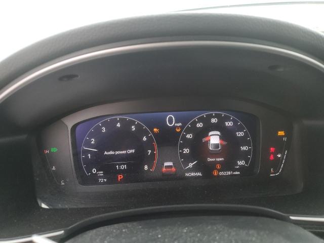 19XFL1H89NE006850 - 2022 HONDA CIVIC SPORT TOURING GRAY photo 9