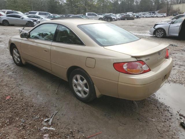 2T1CF22P12C597220 - 2002 TOYOTA CAMRY SOLA SE GOLD photo 2