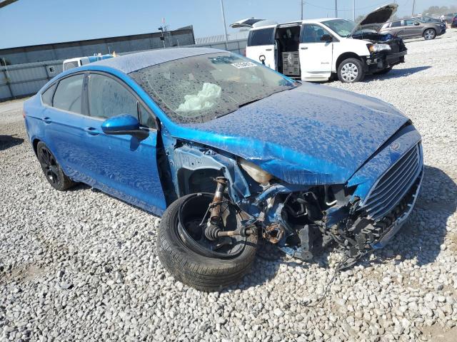 3FA6P0HD9KR248768 - 2019 FORD FUSION SE 蓝色 照片 4