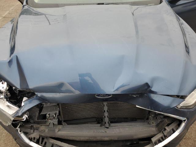 3FA6P0HD2KR218804 - 2019 FORD FUSION SE BLUE photo 11