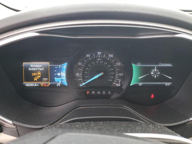 3FA6P0HD2KR218804 - 2019 FORD FUSION SE BLUE photo 9