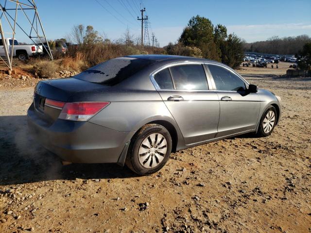 1HGCP2F34CA071160 - 2012 HONDA ACCORD LX GRAY photo 3