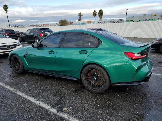 WBS43AY01PFP19194 - 2023 BMW M3 COMPETITION GREEN photo 2