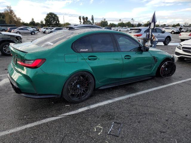 WBS43AY01PFP19194 - 2023 BMW M3 COMPETITION GREEN photo 3