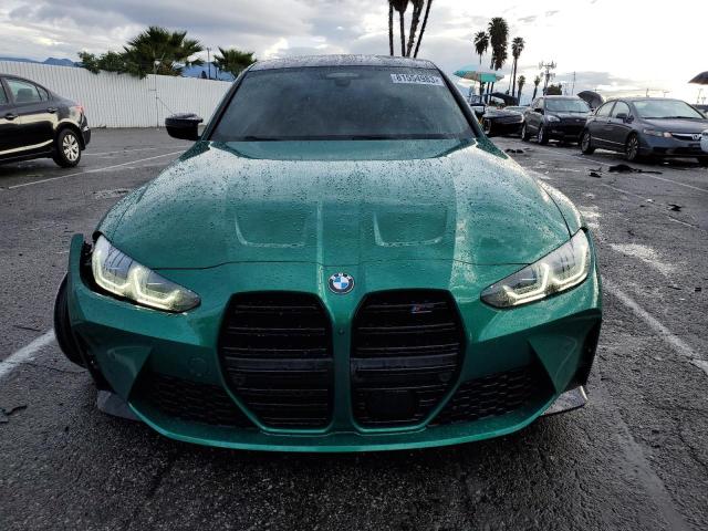 WBS43AY01PFP19194 - 2023 BMW M3 COMPETITION GREEN photo 5