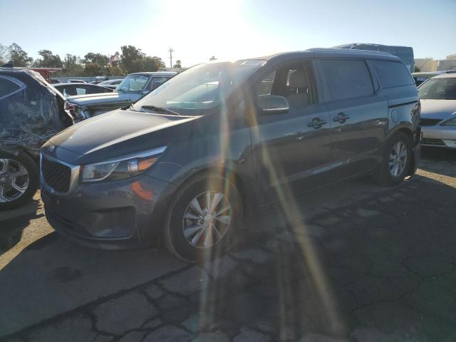 KNDMB5C17G6175804 - 2016 KIA SEDONA LX GRAY photo 1