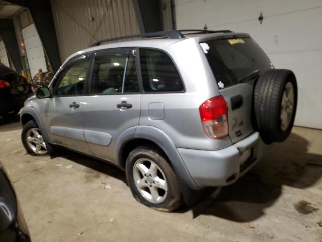 JTEHH20VX10051263 - 2001 TOYOTA RAV4 SILVER photo 2