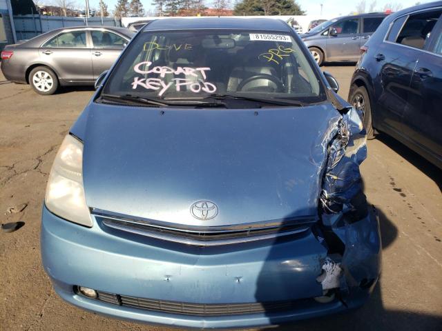 JTDKB20UX77631454 - 2007 TOYOTA PRIUS BLUE photo 5