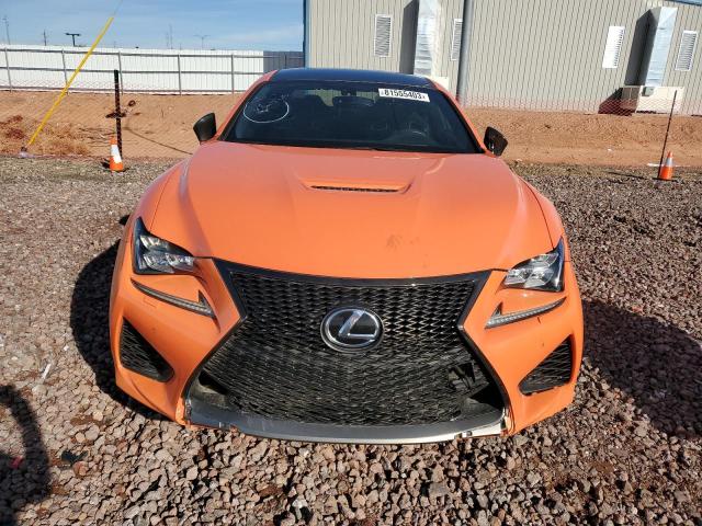 JTHHP5BC8G5004909 - 2016 LEXUS RC-F ORANGE photo 5