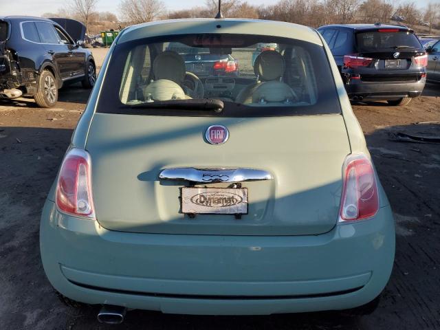 3C3CFFAR4DT739493 - 2013 FIAT 500 POP GREEN photo 6