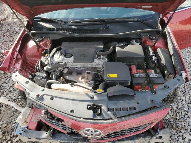 4T1BF1FK7CU623338 - 2012 TOYOTA CAMRY BASE RED photo 11