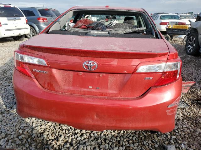 4T1BF1FK7CU623338 - 2012 TOYOTA CAMRY BASE RED photo 6
