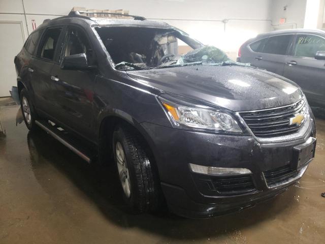 1GNKRFED3DJ146185 - 2013 CHEVROLET TRAVERSE LS CHARCOAL photo 4