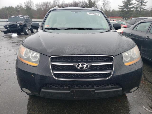 5NMSH73E69H326576 - 2009 HYUNDAI SANTA FE SE BLACK photo 5