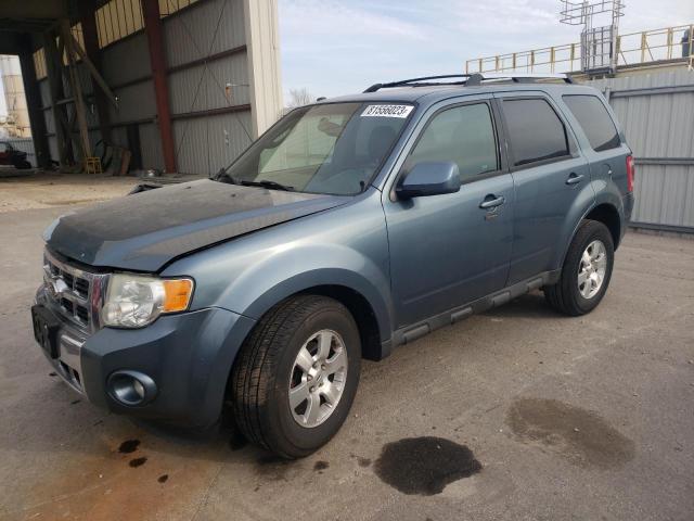 1FMCU0EG9BKA74365 - 2011 FORD ESCAPE LIMITED BLUE photo 1