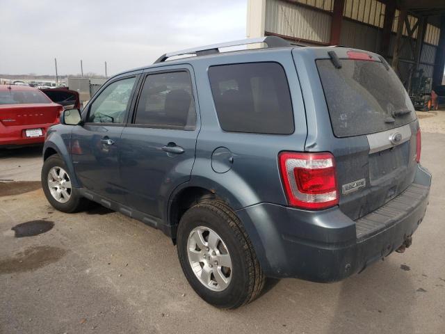 1FMCU0EG9BKA74365 - 2011 FORD ESCAPE LIMITED BLUE photo 2