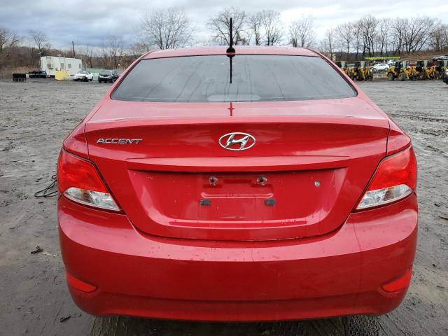 KMHCT4AE1GU010380 - 2016 HYUNDAI ACCENT SE RED photo 6