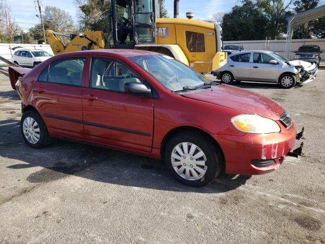 2T1BR32E97C745662 - 2007 TOYOTA COROLLA CE RED photo 4