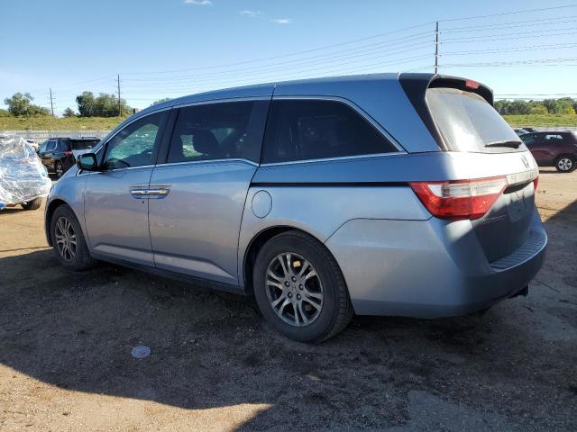 5FNRL5H61BB095449 - 2011 HONDA ODYSSEY EXL BLUE photo 2