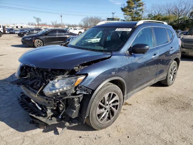 5N1AT2MV2GC862315 - 2016 NISSAN ROGUE S BLUE photo 1