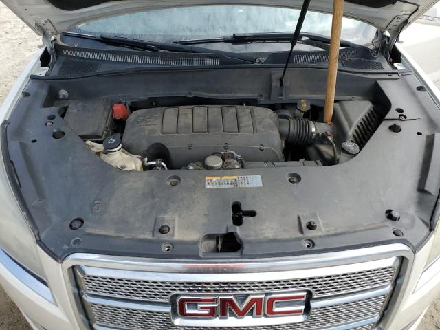 1GKKVTKD1DJ215550 - 2013 GMC ACADIA DENALI WHITE photo 12
