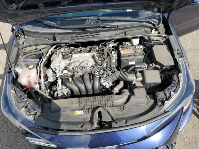 5YFEPMAE1NP368753 - 2022 TOYOTA COROLLA LE BLUE photo 11