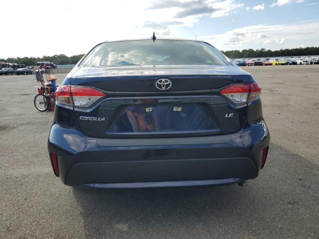 5YFEPMAE1NP368753 - 2022 TOYOTA COROLLA LE BLUE photo 6