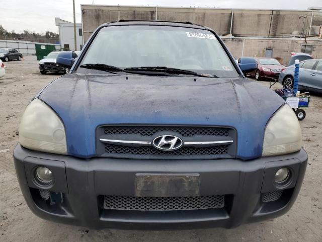 KM8JN12D86U256007 - 2006 HYUNDAI TUCSON GLS BLUE photo 5