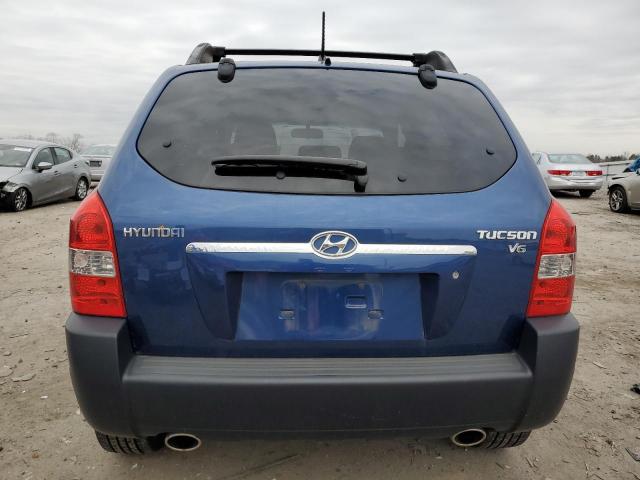 KM8JN12D86U256007 - 2006 HYUNDAI TUCSON GLS BLUE photo 6