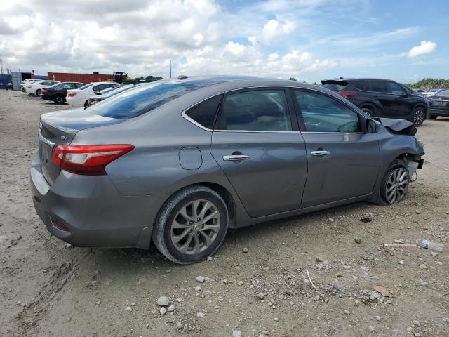 3N1AB7AP4JY257112 - 2018 NISSAN SENTRA S GRAY photo 3
