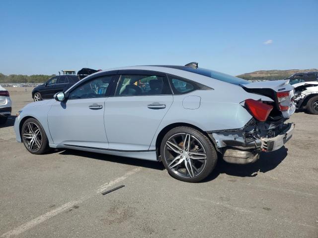 1HGCV2F94MA014534 - 2021 HONDA ACCORD TOURING Bleu photo 2