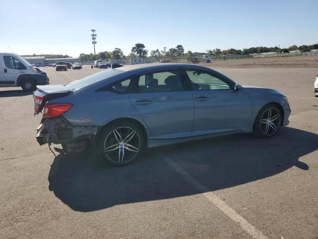 1HGCV2F94MA014534 - 2021 HONDA ACCORD TOURING Bleu photo 3