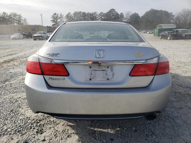 1HGCR2F32FA032971 - 2015 HONDA ACCORD LX SILVER photo 6