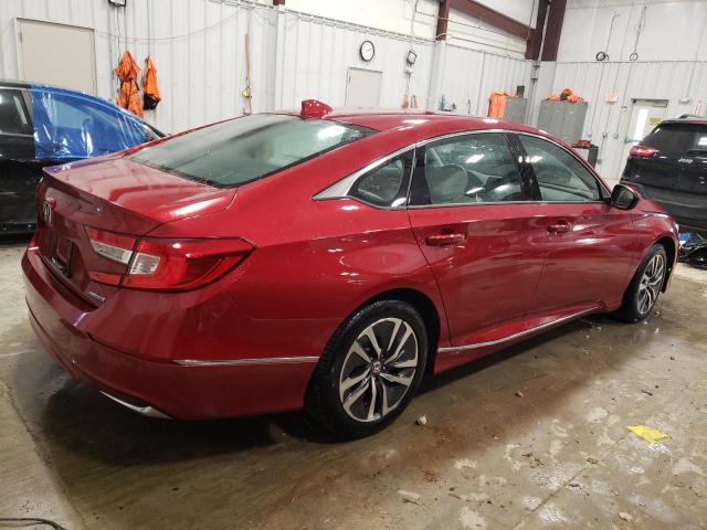 1HGCV3F4XMA003211 - 2021 HONDA ACCORD HYBRID EX RED photo 3