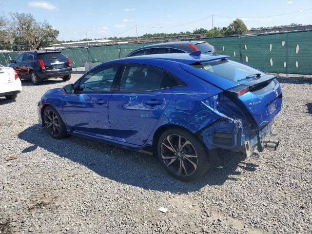 SHHFK7H48KU216685 - 2019 HONDA CIVIC SPORT Niebieski zdjęcie 2