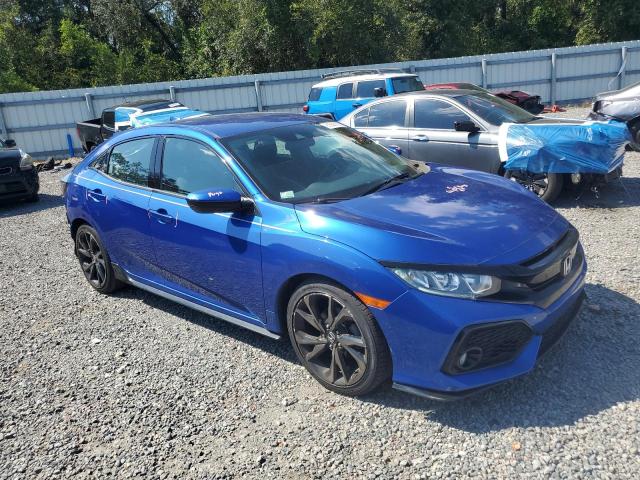 SHHFK7H48KU216685 - 2019 HONDA CIVIC SPORT Niebieski zdjęcie 4