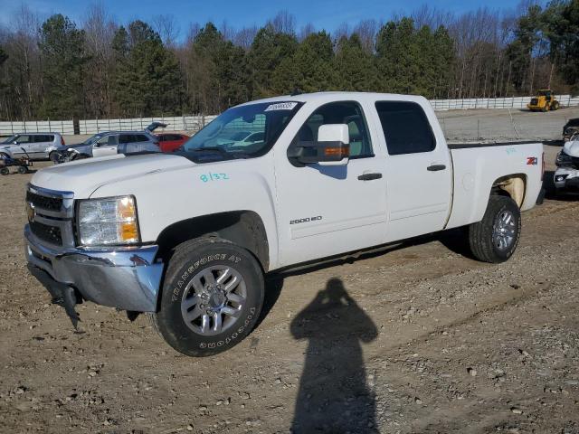 1GC1KXC88DF115859 - 2013 CHEVROLET SILVERADO K2500 HEAVY DUTY LT WHITE photo 1