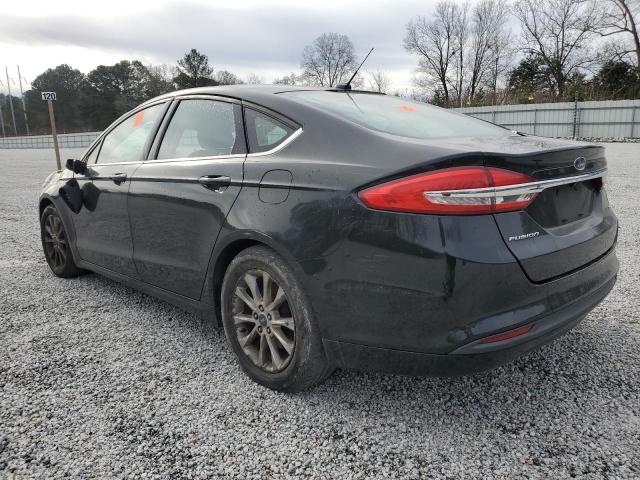 3FA6P0H71HR182428 - 2017 FORD FUSION SE BLACK photo 2